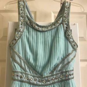 Forever 21 Mint/Silver Formal Dress